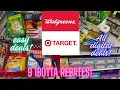 All digital Walgreens and Target haul 9 IBOTTA rebates