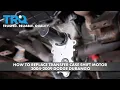 How to Replace Transfer Case Shift Motor 2004-2009 Dodge Durango