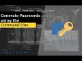 Password Tools Generating strong passwords using the Command Line in Linux