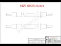 Solid edge drafting tutorial Broken view in solid edge drafting Add break lines in solid edge