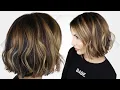 How To Style A Blunt Bob Undone Textured Waves Short Hair