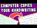 Python Robot Writes For Me In My Handwriting Assignments Homework Writing Robot Writing Machine