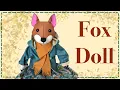 How to make a fox cloth doll FREE PATTERN Full tutorial with Lisa Pay