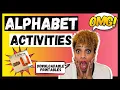 7 EASY learning ALPHABET printable ACTIVITIES for preschoolers