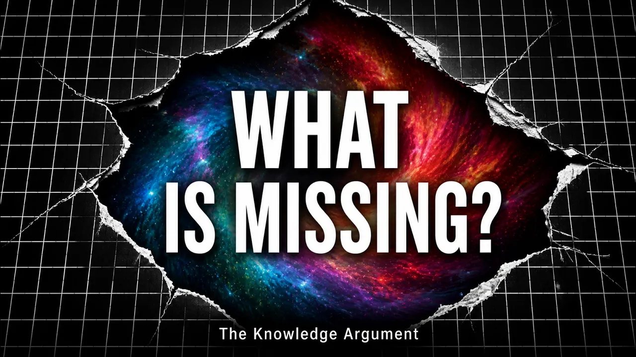 The Knowledge Argument Against Physicalism (Jackson - "What Mary Didn't Know")
