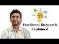 Fractional Knapsack Problem Explained Time Complexity Greedy Algorithm Step-by-Step DAA 38