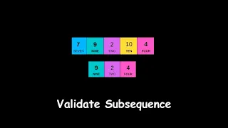 Challenge 2 - Validate Subsequence