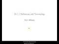 Ch 1 1 Definitions and Terminology