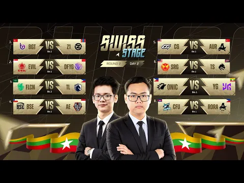 Video Thumbnail: [Official Restream] M7 Swiss Stage (Day2) 💙 Burmese 🇲🇲 LIVE🔴