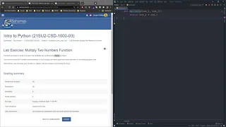 Python Week 6 - Lab Exercise Multiply Two Numbers Function
