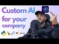 How to build a Custom LLM or AI with OpenAI trained and fine-tuned with your data