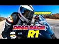 Download Lagu YAMAHA R1 vs SUZUKI GSXR 1000R DRAG RACE!