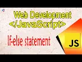 If-else statement in JS JavaScript if else tutorial Free live projects with source cod