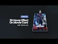3D Hover Effect On Movie Card With HTML CSS Tutorial