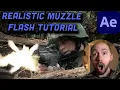 EASY Realistic Muzzle Flash Tutorial After Effects