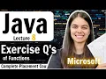 Functions in Java Practice Questions Complete Placement Course Lecture 8