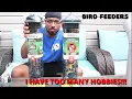 BROME BIRD FEEDERS ONE FROM WALMART ONE FROM LOWES