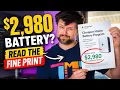 This 2 980 Home Battery Deal Is NOT What It Seems Dirt Report