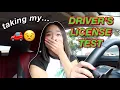 Download Lagu taking my DRIVER'S LICENSE TEST 🚗 Vlogmas Day 10!