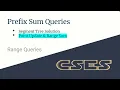 E06 Prefix Sum Queries Range Queries CodeNCode