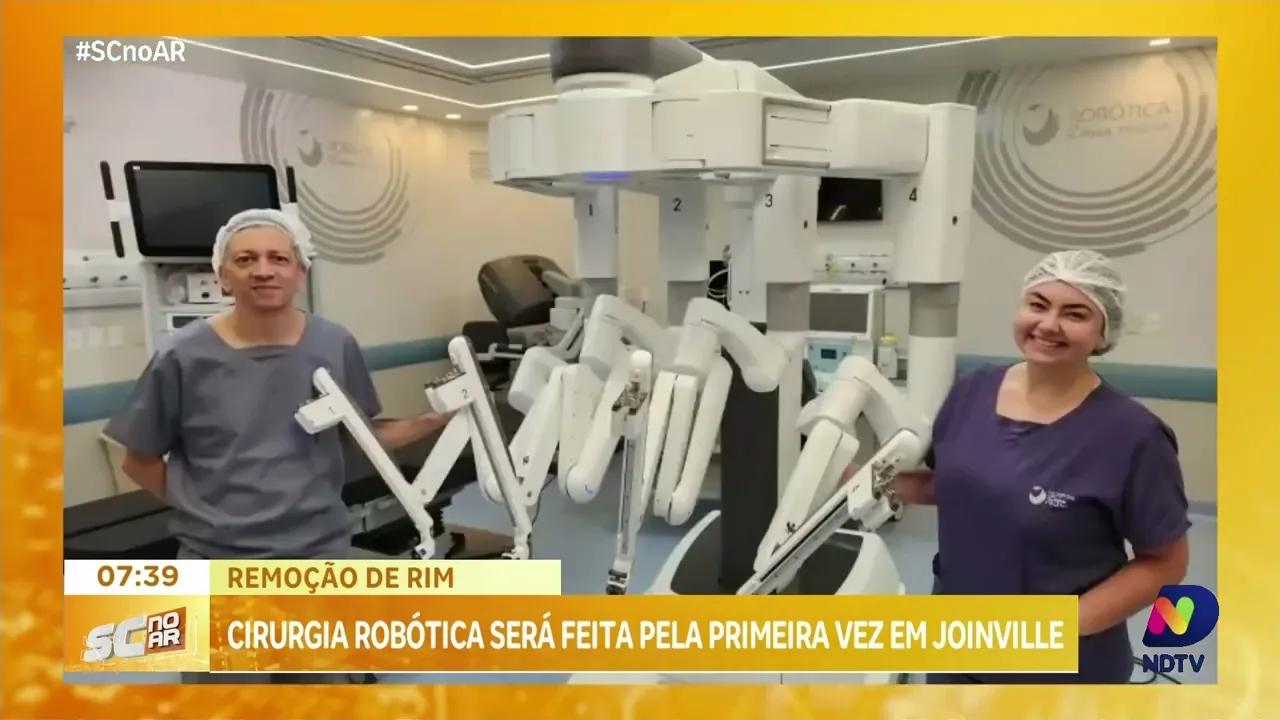 Cirurgia robótica será feita pela primeira vez em hospital de Joinville