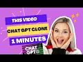 chat GPT build clone