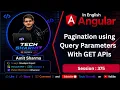 Pagination using query param with get api HttpClient API in Angular Angular Tutorial Ep-375