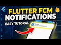 How to setup Firebase Cloud Messaging push notifications in Flutter - Easy Tutorial