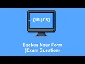 Backus Naur Form