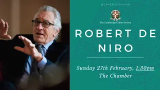 Robert De Niro Cambridge Union