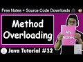 Java Tutorial Method Overloading in Java
