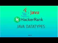Java DataTypes Hackerrank Java Solutions