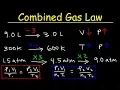 Combined Gas Law Problems
