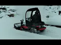 Zero Turn Snowblower First Run