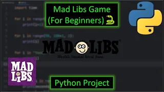 Python Mad Libs Game For Beginners