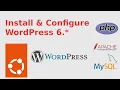 How to install and configure WordPress with PHP Apache MySQL in Ubuntu 22 04 LTS Server