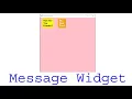Message Widget Tkinter