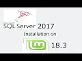 Microsoft SQL Server 2017 Installation on Linux Mint 18 3 Step by Step