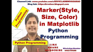 Markers Style Size Color in Matplotlib Python Programming Markers in Matplotlib Python