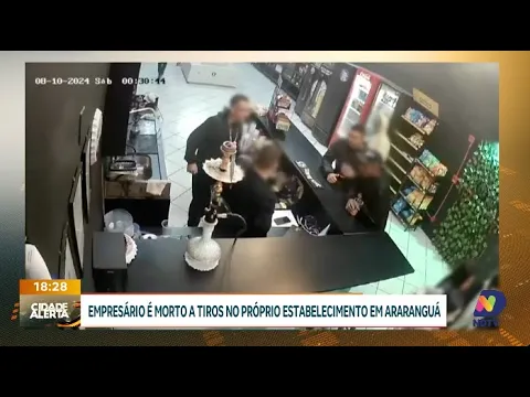 Empresário é executado no próprio estabelecimento em Araranguá