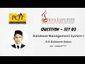 Question Set 03 Database Management System Java Institute