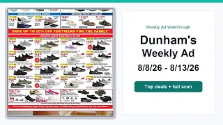 Dunham s Weekly Ad 26 - 26 Top 10 Deals