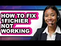 How to Fix 1fichier Not Working - Easy Guide
