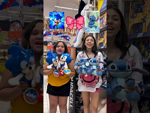 Sonic❌Stich ? Qual é o seu preferido ?