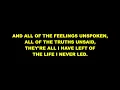 "The Life I Never Led" from Sister Act - Karaoke Track with Lyrics on Screen