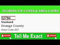 Maitland Zipcode and Area Code