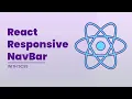React responsive navbar 2024 Beginner friendly project