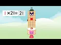 Numberblocks 21 times table