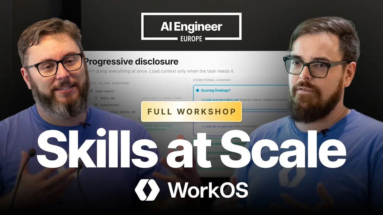 Full Walkthrough: Writing & Using Skills — Nick Nisi and Zack Proser: video thumbnail