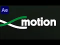 Minimal Line Motion Graphics Text Animation in After Effects - After Effects Tutorial